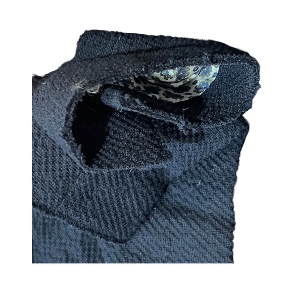 Zara Woman Chanel style navy dark blue gold button military jacket size small - Picture 6 of 12